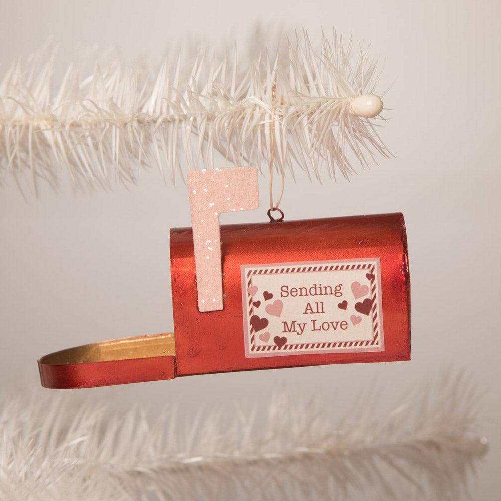 Sending My Love Mailbox Ornament by Bethany Lowe
