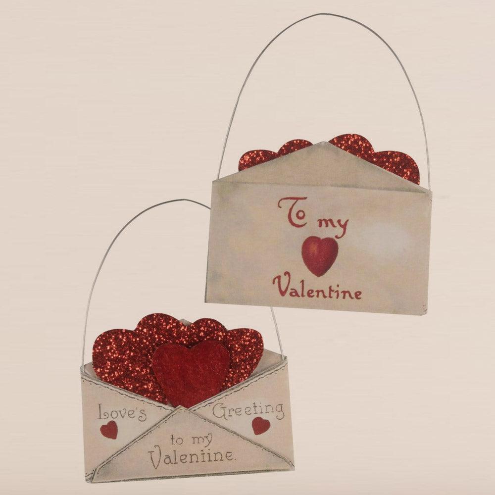 Valentine Envelope Ornament - Set of 6