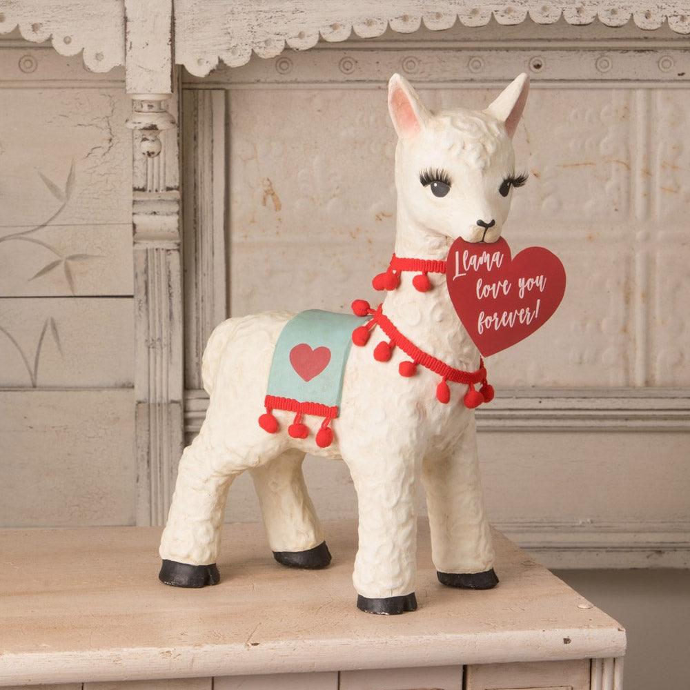 Valentine Llama Paper Mache - Thumbnail 2
